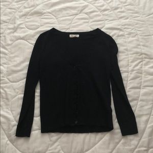 Black long sleeve sweater